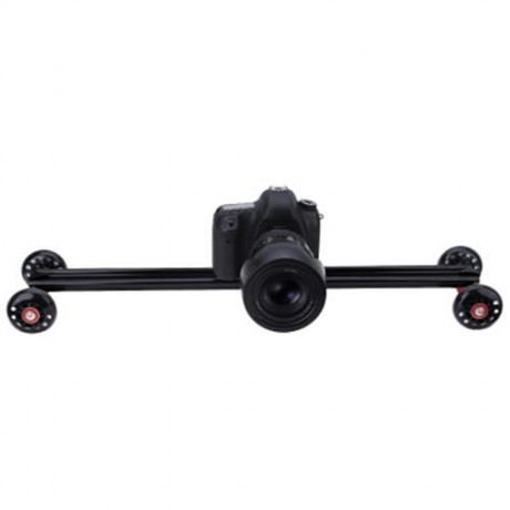 WEIHE WH60 - W 24 INCH DSLR CAMCORDER CAMERA TRACK DOLLY SLIDER (RED WITH BLACK)