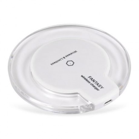 CRYSTAL CLEAR QI WIRELESS CHARGER   CHARGING RECEIVER   TRANSPARENT BACK COVER FOR IPHONE 