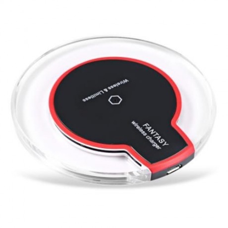CRYSTAL CLEAR QI WIRELESS CHARGER   CHARGING RECEIVER   TRANSPARENT BACK COVER FOR IPHONE 