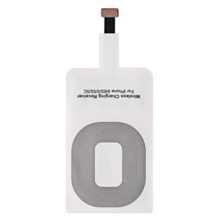 CRYSTAL CLEAR QI WIRELESS CHARGER   CHARGING RECEIVER   TRANSPARENT BACK COVER FOR IPHONE 