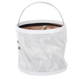 RYDER C4008 COLLAPSIBLE FOLDING BUCKET WATER PAIL WITH LID FOR OUTDOOR TRAVEL CAMPING HIKI