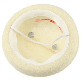 CUTE FROG CANDY COLOR BREATHABLE STRAW HAT FOR CHILDREN (BEIGE)