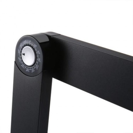 OMAX A8 ADJUSTABLE HEIGHT LAPTOP DESK NOTEBOOK TABLE WITH COOLING FANS (BLACK)