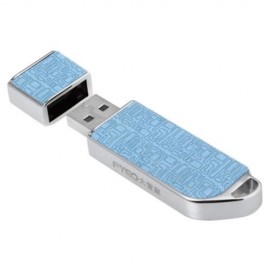 FYEO CR - FPD / 232 ANTI-COPY USB 2.0 FLASH DRIVE STORAGE THUMB (BLUE)