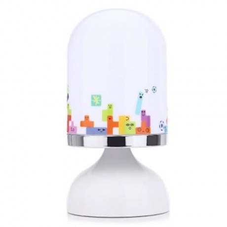 0.3W CREATIVE USB RECHARGEABLE TOUCH DIMMABLE LED NIGHT LIGHT (WHITE)