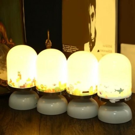 0.3W CREATIVE USB RECHARGEABLE TOUCH DIMMABLE LED NIGHT LIGHT (WHITE)