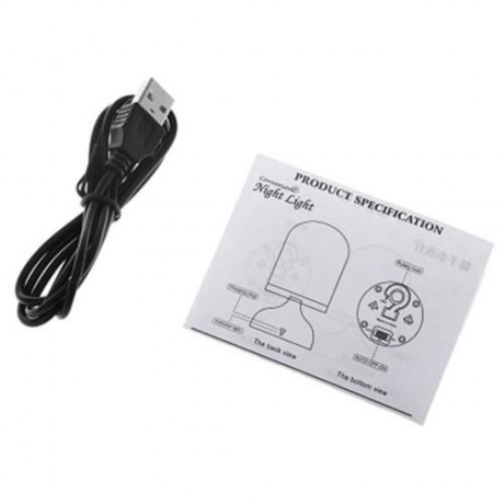 0.3W CREATIVE USB RECHARGEABLE TOUCH DIMMABLE LED NIGHT LIGHT (WHITE)