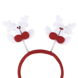 SWEET CHRISTMAS GIFT CARTOON DESIGN HEADWEAR ELASTIC DOUBLE HEAD BUCKLE HEADBAND (DEER)