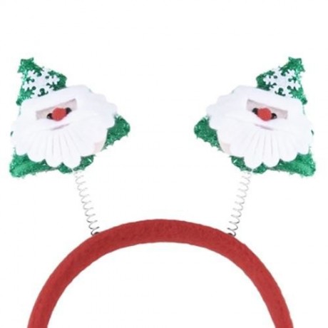 SWEET CHRISTMAS GIFT CARTOON DESIGN HEADWEAR ELASTIC DOUBLE HEAD BUCKLE HEADBAND (OLD MAN)