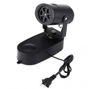 AC 250V 5W LED STAGE LIGHT HALLOWEEN PROJECTOR WITH 4PCS SWITCHABLE PATTERN LENS (BLACK)