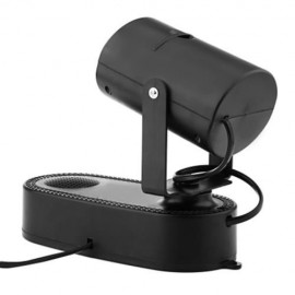 AC 250V 5W LED STAGE LIGHT HALLOWEEN PROJECTOR WITH 4PCS SWITCHABLE PATTERN LENS (BLACK)