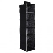 NON-WOVEN FABRIC WARDROBE CLOSET STORAGE BAG MULTI-LAYER HANGING CLOTHES SPACE SAVING POCK