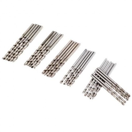 150PCS HIGH-SPEED STEEL 0.4 - 3.2MM MINI PRECISION TWIST DRILL BIT TOOL WITH CASE (SILVER)