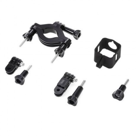 TELESIN MOTORCYCLE HANDLE BAR MOUNT WITH CAGE HOUSING FOR POLAROID CUBE / CUBE  ACTION CAM