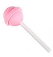 CREATIVE COLORFUL SWEET CANDY SHAPE SILICONE TEA INFUSER FILTER STRAINER (PINK)