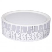 ROUND AC 220V 36W 2880LM SMD 5730 LED DIMMABLE CEILING LIGHT (SILVER AND WHITE)