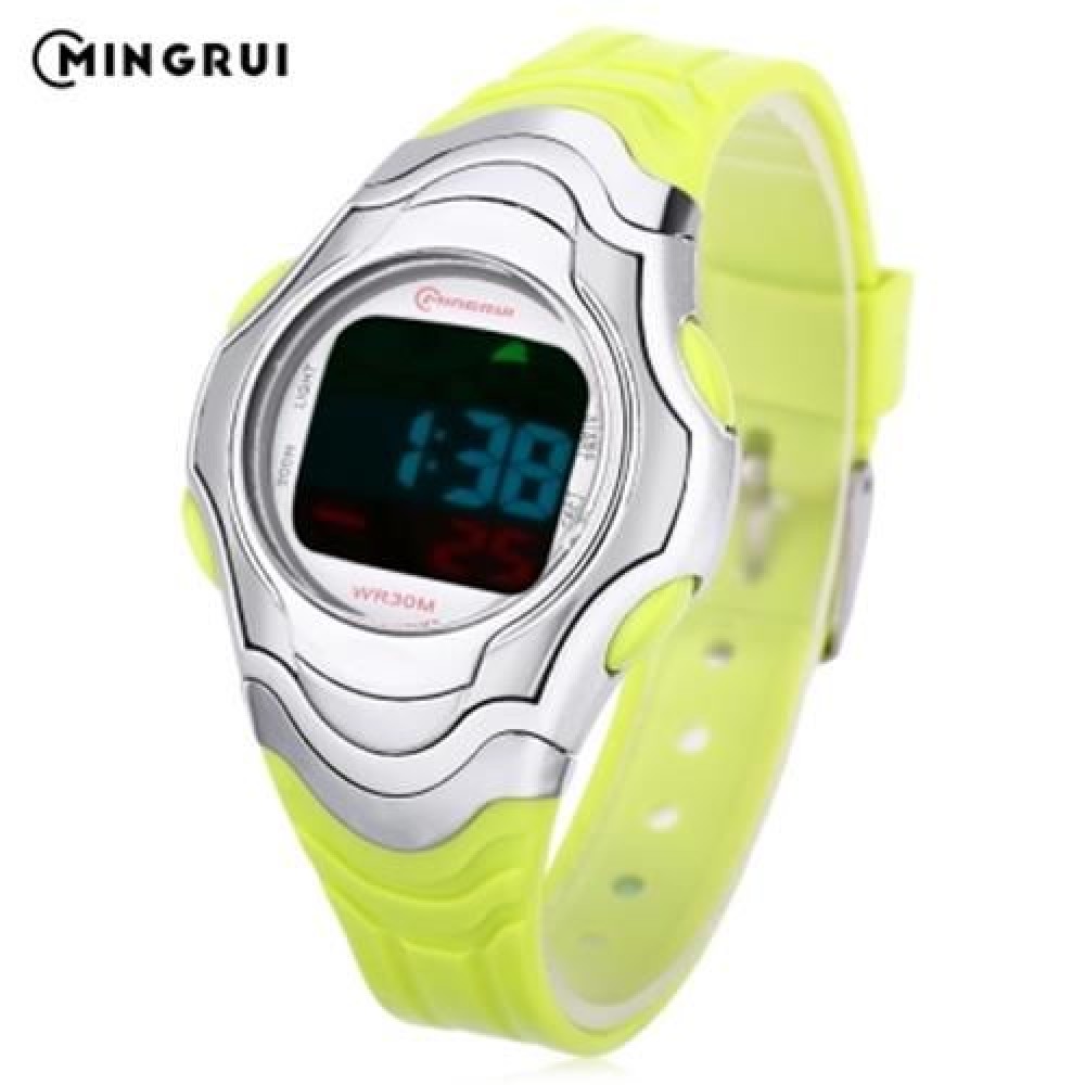 MINGRUI 8518 KIDS DIGITAL MOVT WATCH LED LIGHT DATE DAY CHRONOGRAPH DISPLAY 3ATM WRISTWATC MINGRUI 8518 KIDS DIGITAL MOVT WATCH LED LIGHT DATE DAY CHRONOGRAPH DISPLAY 3ATM WRISTWATC