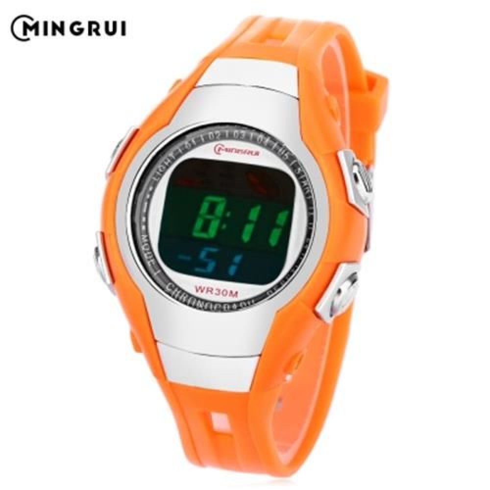 MINGRUI 8505 KIDS DIGITAL MOVT WATCH LED LIGHT DATE DAY CHRONOGRAPH DISPLAY 3ATM WRISTWATC MINGRUI 8505 KIDS DIGITAL MOVT WATCH LED LIGHT DATE DAY CHRONOGRAPH DISPLAY 3ATM WRISTWATC