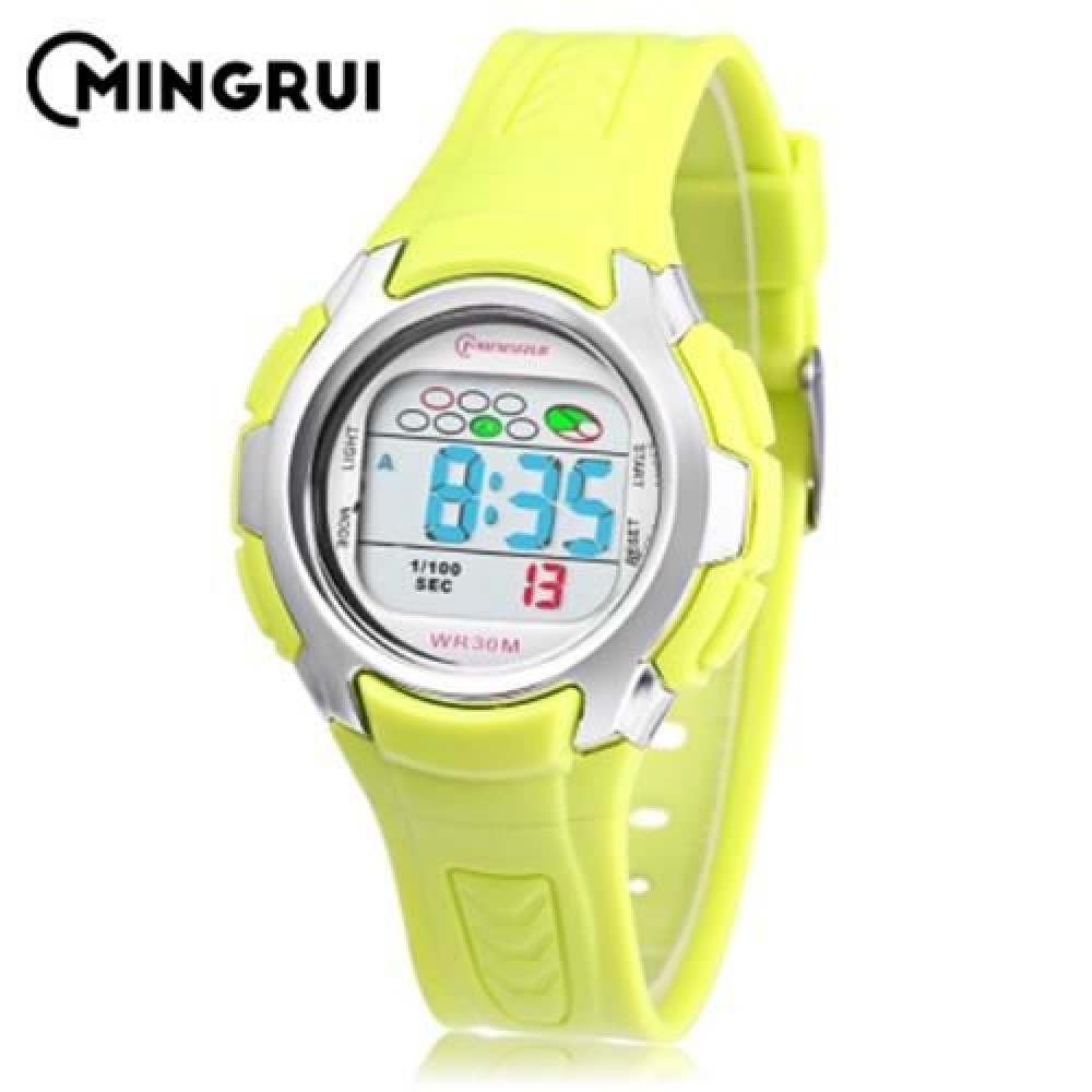 MINGRUI 8520 KIDS DIGITAL MOVT WATCH LED LIGHT DATE DAY CHRONOGRAPH DISPLAY 3ATM WRISTWATC MINGRUI 8520 KIDS DIGITAL MOVT WATCH LED LIGHT DATE DAY CHRONOGRAPH DISPLAY 3ATM WRISTWATC