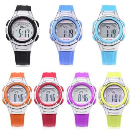 MINGRUI 8523 KIDS DIGITAL MOVT WATCH LED LIGHT DATE DAY CHRONOGRAPH DISPLAY 3ATM WRISTWATC