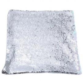 40 X 40CM FASHION DIY TWO TONE GLITTER SEQUINS THROW PILLOW DECORATIVE CUSHION COVER (COLO