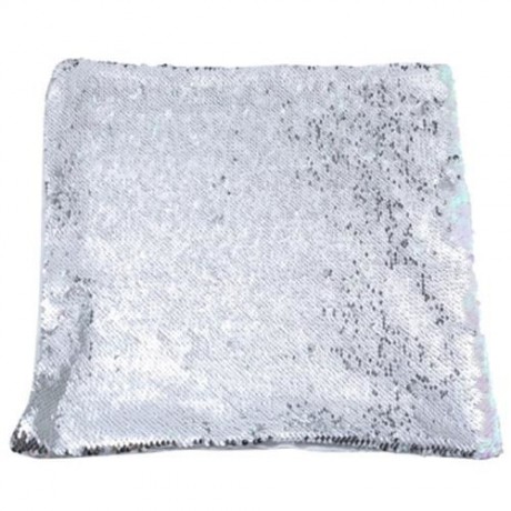 40 X 40CM FASHION DIY TWO TONE GLITTER SEQUINS THROW PILLOW DECORATIVE CUSHION COVER (COLO