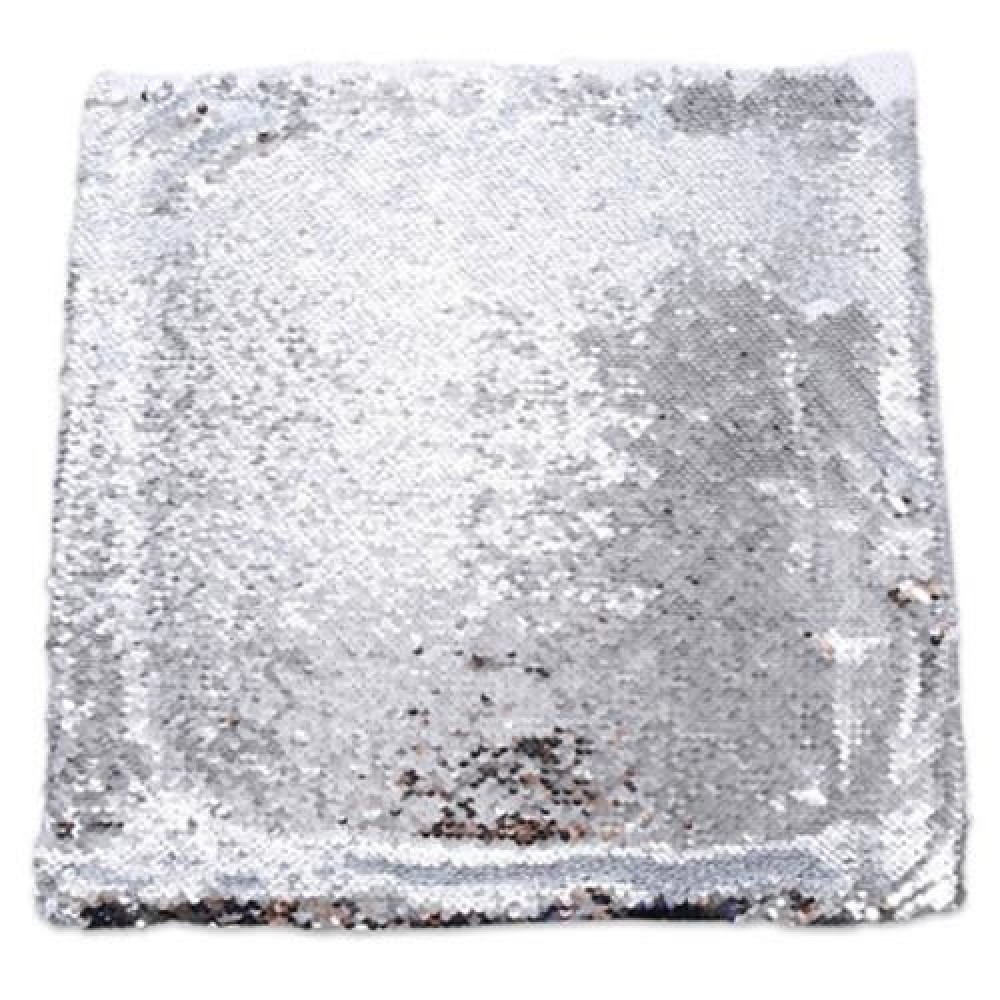 40 X 40CM FASHION DIY TWO TONE GLITTER SEQUINS THROW PILLOW DECORATIVE CUSHION COVER (SILV 40 X 40CM FASHION DIY TWO TONE GLITTER SEQUINS THROW PILLOW DECORATIVE CUSHION COVER (SILV