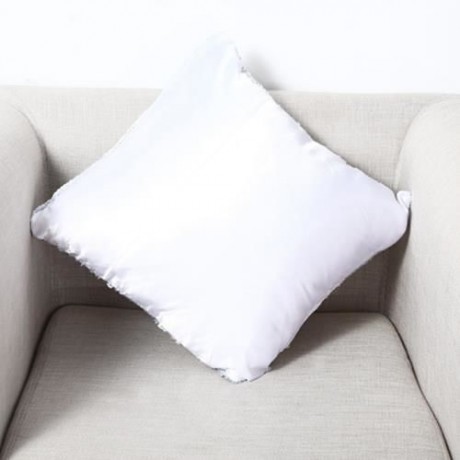 40 X 40CM FASHION DIY TWO TONE GLITTER SEQUINS THROW PILLOW DECORATIVE CUSHION COVER (SILV