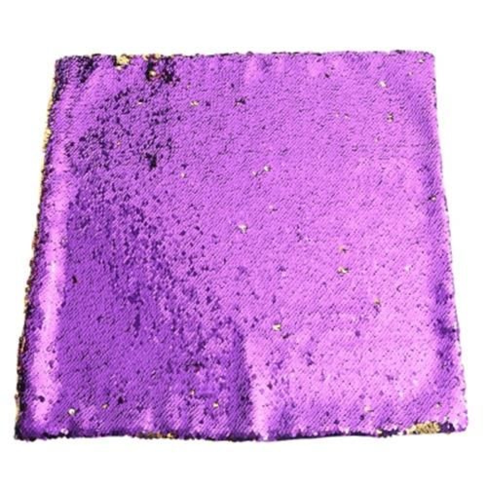 40 X 40CM FASHION DIY TWO TONE GLITTER SEQUINS THROW PILLOW DECORATIVE CUSHION COVER (PURP 40 X 40CM FASHION DIY TWO TONE GLITTER SEQUINS THROW PILLOW DECORATIVE CUSHION COVER (PURP