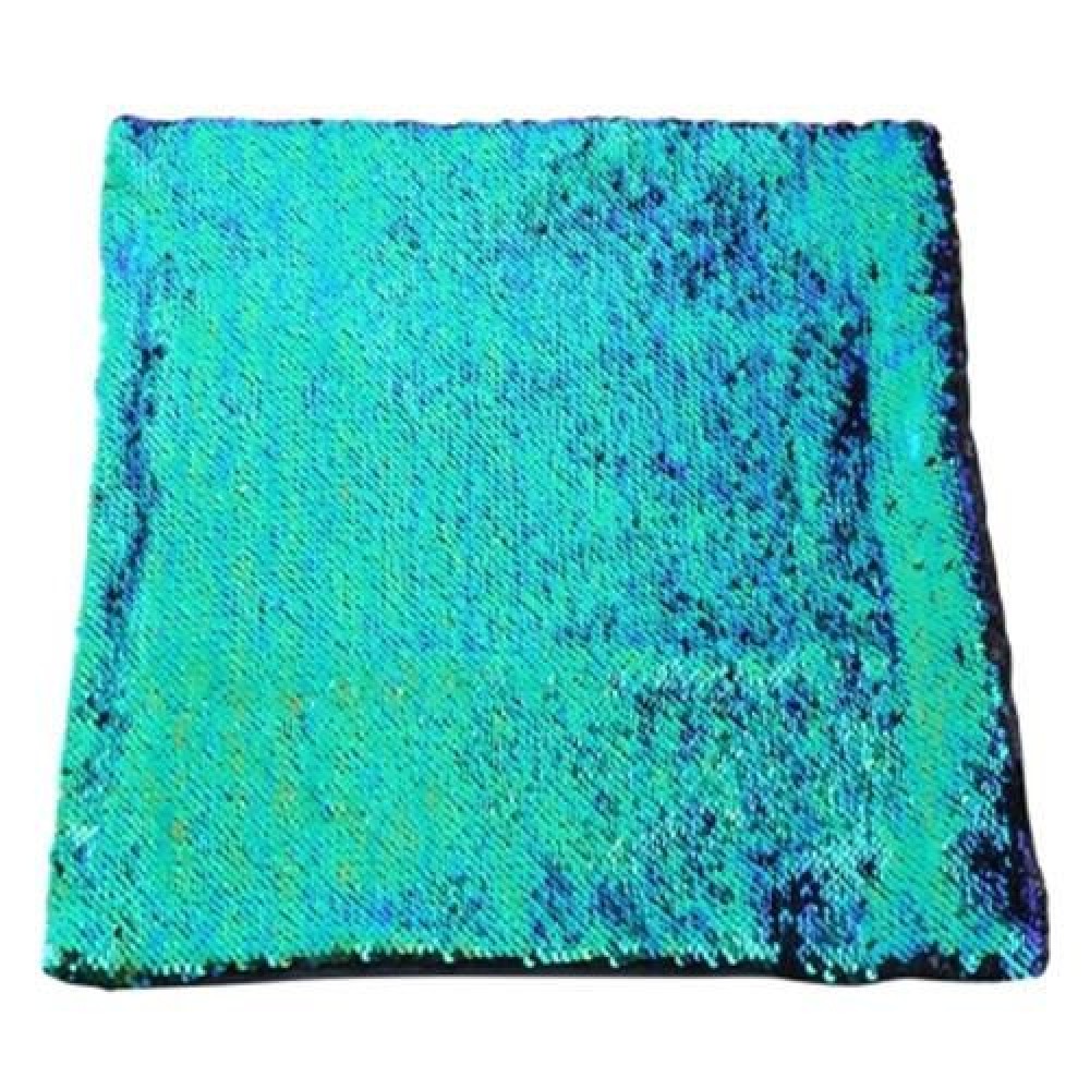 40 X 40CM FASHION DIY TWO TONE GLITTER SEQUINS THROW PILLOW DECORATIVE CUSHION COVER (BLUE 40 X 40CM FASHION DIY TWO TONE GLITTER SEQUINS THROW PILLOW DECORATIVE CUSHION COVER (BLUE