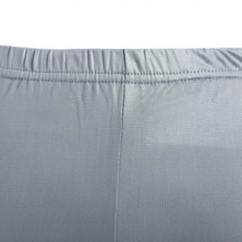 BRIEF MID WAIST FAUX LEATHER PANTS FOR WOMEN (LIGHT GRAY)