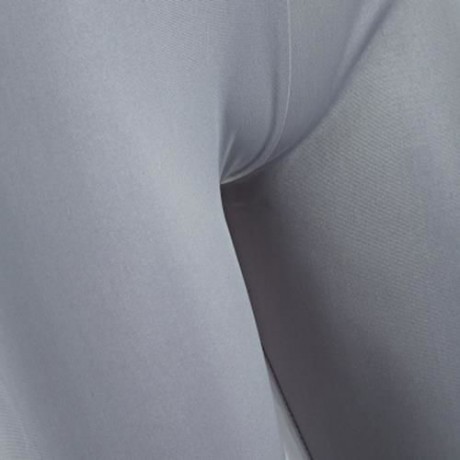 BRIEF MID WAIST FAUX LEATHER PANTS FOR WOMEN (LIGHT GRAY)