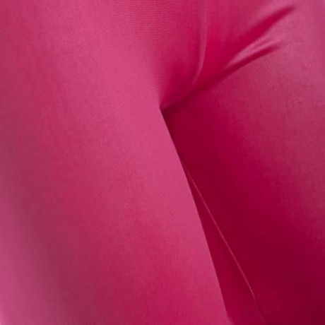 BRIEF MID WAIST FAUX LEATHER PANTS FOR WOMEN (SHIMMER ROSE RED)