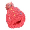 ZHENYUEQI WINTER WARM MIXED COLOR KNITTED HATS FLUFFY PLUSH BEANIE STREET CHIC FOR WOMEN (