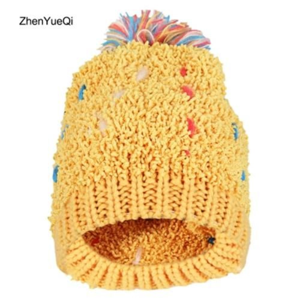ZHENYUEQI WINTER WARM MIXED COLOR KNITTED HATS FLUFFY PLUSH BEANIE STREET CHIC FOR WOMEN ( ZHENYUEQI WINTER WARM MIXED COLOR KNITTED HATS FLUFFY PLUSH BEANIE STREET CHIC FOR WOMEN (
