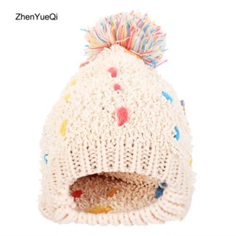 ZHENYUEQI WINTER WARM MIXED COLOR KNITTED HATS FLUFFY PLUSH BEANIE STREET CHIC FOR WOMEN ( ZHENYUEQI WINTER WARM MIXED COLOR KNITTED HATS FLUFFY PLUSH BEANIE STREET CHIC FOR WOMEN (