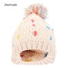 ZHENYUEQI WINTER WARM MIXED COLOR KNITTED HATS FLUFFY PLUSH BEANIE STREET CHIC FOR WOMEN (