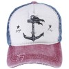 ZHENYUEQI CASUAL PATTERN PRINT UNISEX COLOR BLOCK CAP (BURGUNDY)