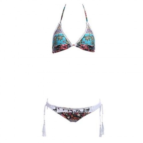 SEXY LACE BRAIDED BIKINI SET LOW WAIST WOMEN SWIMWEAR BATHING SUIT (COLORMIX)