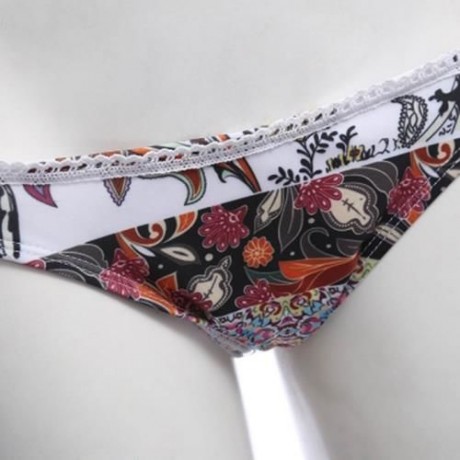 SEXY LACE BRAIDED BIKINI SET LOW WAIST WOMEN SWIMWEAR BATHING SUIT (COLORMIX)