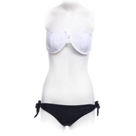 SEPARATED SWIMWEAR SWIMSUIT SEXY WOMEN SHELL SHAPE BIKINI SET BATHING SUIT (PURPLISHBLUE  