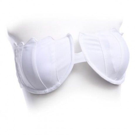 SEPARATED SWIMWEAR SWIMSUIT SEXY WOMEN SHELL SHAPE BIKINI SET BATHING SUIT (PURPLISHBLUE  