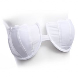 SEPARATED SWIMWEAR SWIMSUIT SEXY WOMEN SHELL SHAPE BIKINI SET BATHING SUIT (PINK AND WHITE