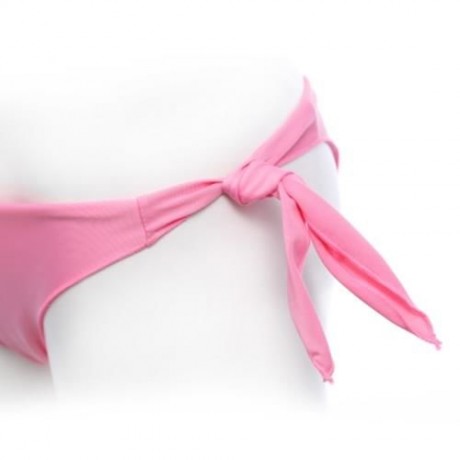 SEPARATED SWIMWEAR SWIMSUIT SEXY WOMEN SHELL SHAPE BIKINI SET BATHING SUIT (PINK AND WHITE