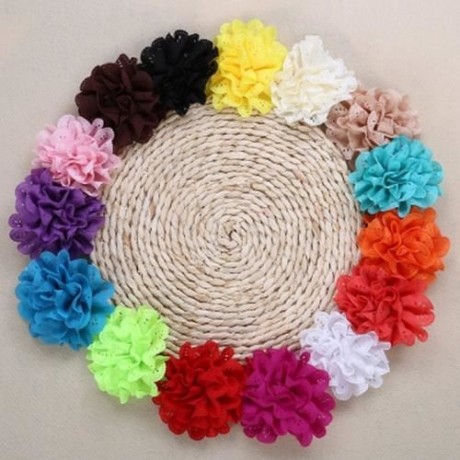 SWEET BABY CHILD FLOWER SHAPE HOLLOW DESIGN ELASTIC HEADBAND (DEEP BROWN)