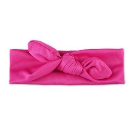CUTE GIRL CHILD BOWKNOT ANIMAL RABBIT EAR SHAPE ELASTIC HEADWEAR HEADBAND (ROSE MADDER)