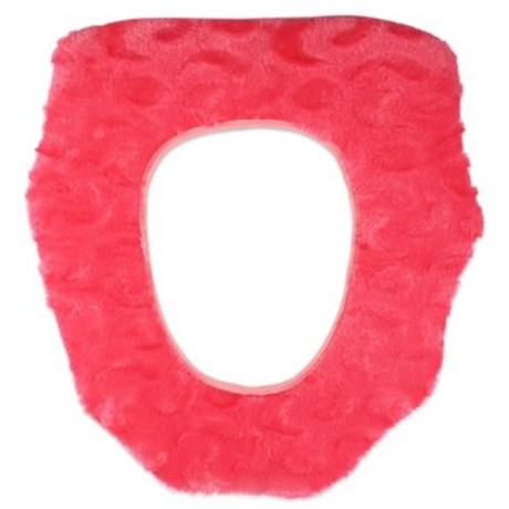 CREATIVE SOFT PLUSH SURFACE TOILET SEAT MAT CLOSE WASHABLE PU BACK COVER WINTER WARM CUSHI