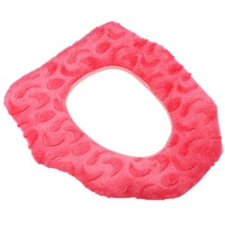 CREATIVE SOFT PLUSH SURFACE TOILET SEAT MAT CLOSE WASHABLE PU BACK COVER WINTER WARM CUSHI