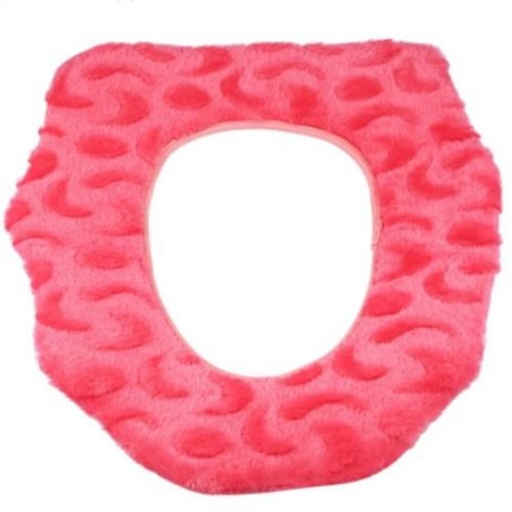 CREATIVE SOFT PLUSH SURFACE TOILET SEAT MAT CLOSE WASHABLE PU BACK COVER WINTER WARM CUSHI