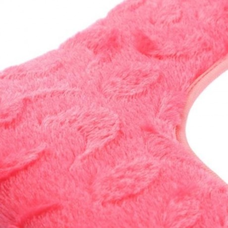 CREATIVE SOFT PLUSH SURFACE TOILET SEAT MAT CLOSE WASHABLE PU BACK COVER WINTER WARM CUSHI